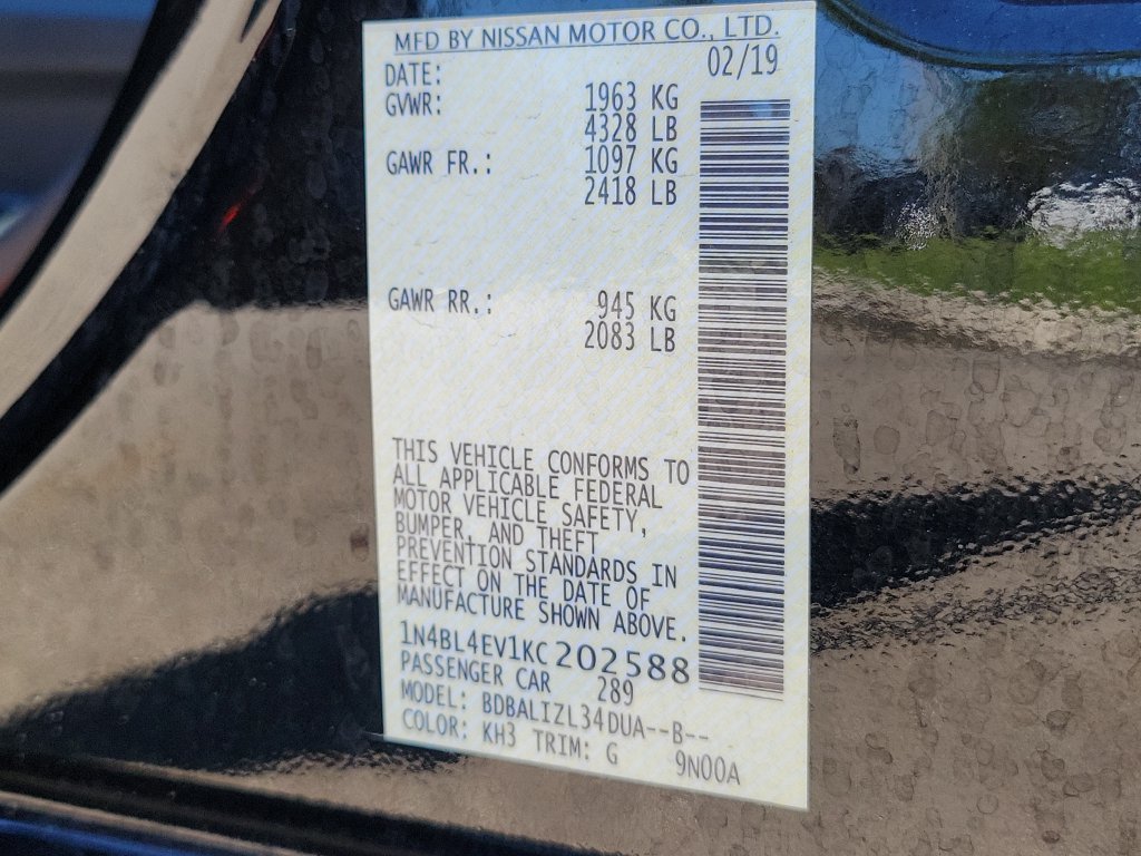 Used 2019 Nissan Altima 2.5 SL FWD image 30