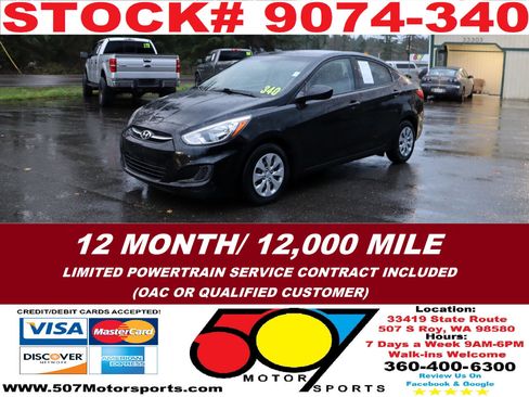Used 2016 Hyundai Accent SE image 1