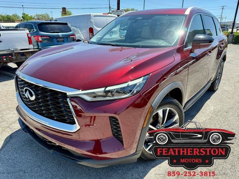 Used 2023 INFINITI QX60 Luxe w/ Performance Audio Package FWD image 1
