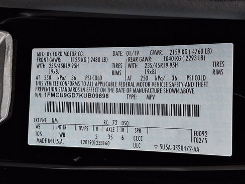 Used 2019 Ford Escape SE image 27