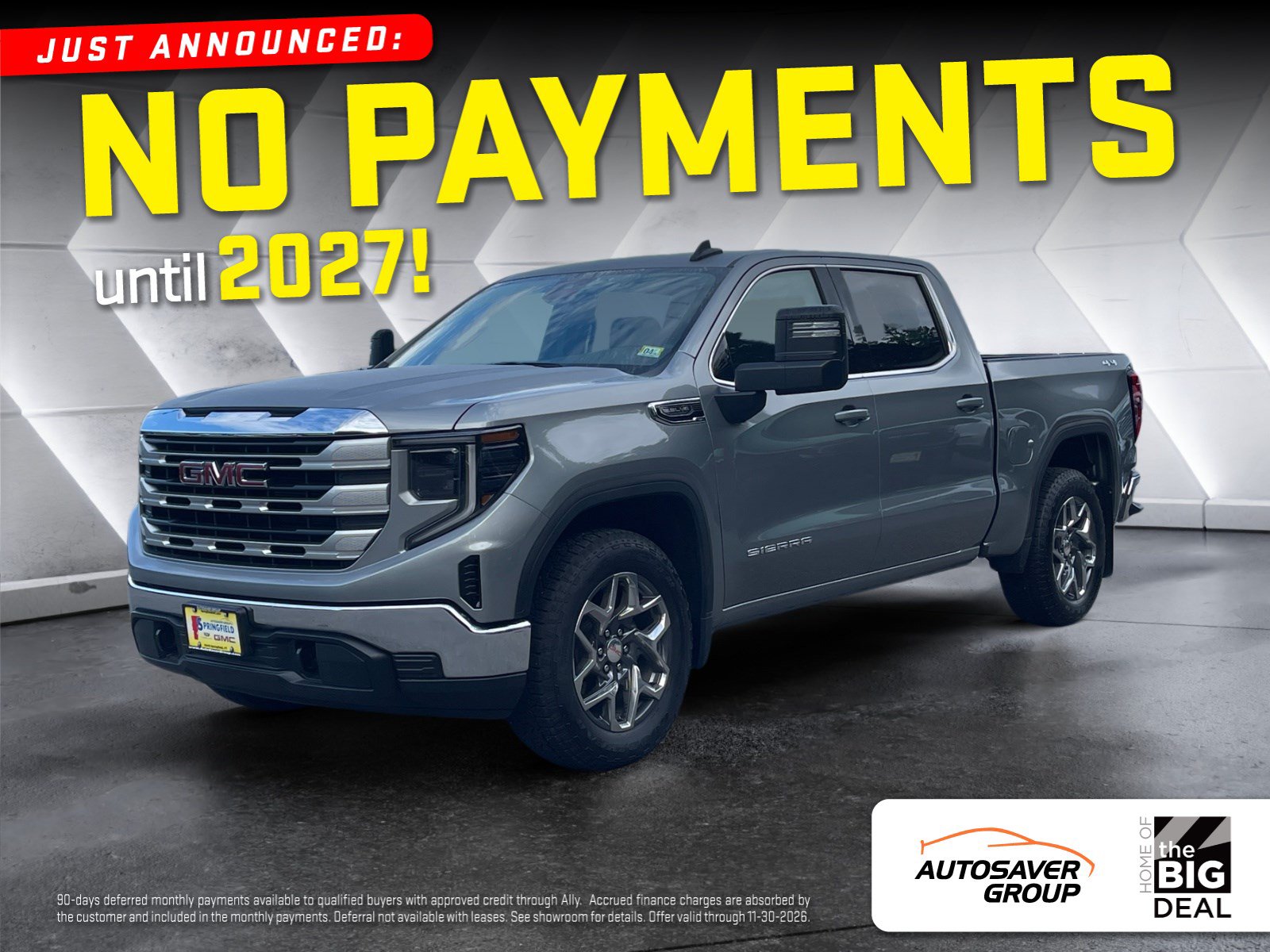 New 2026 GMC Sierra 1500 SLE AWD/4WD image 1
