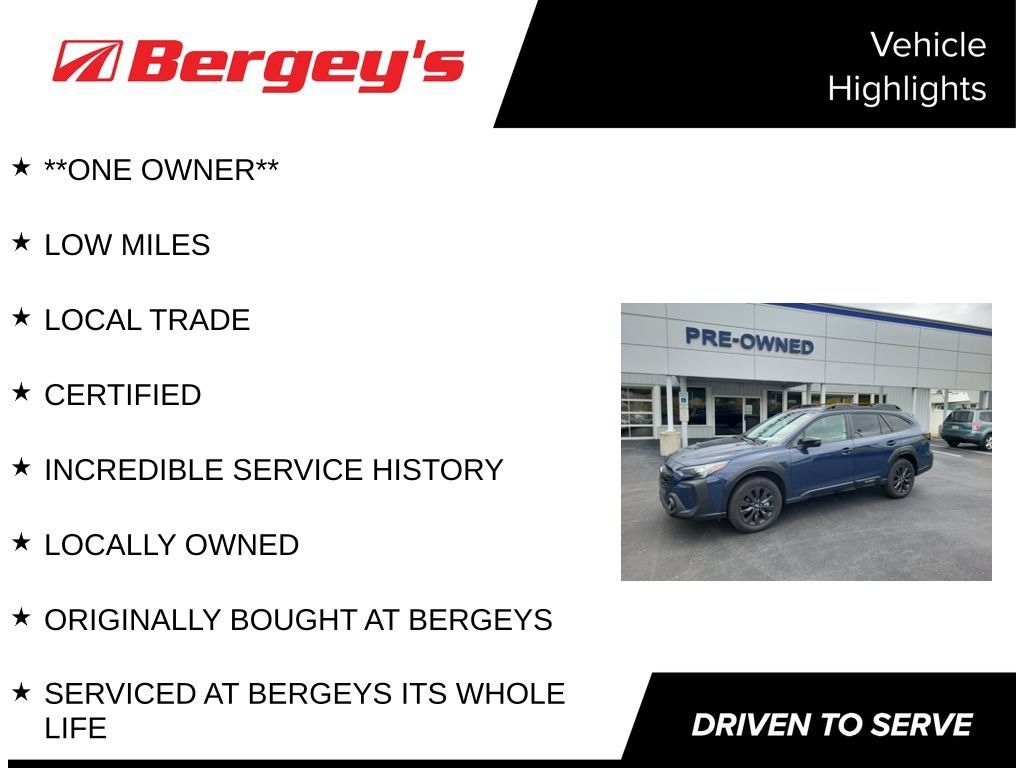 Used 2024 Subaru Outback Onyx Edition AWD/4WD image 4