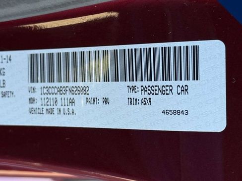 Used 2015 Chrysler 200 Limited image 25