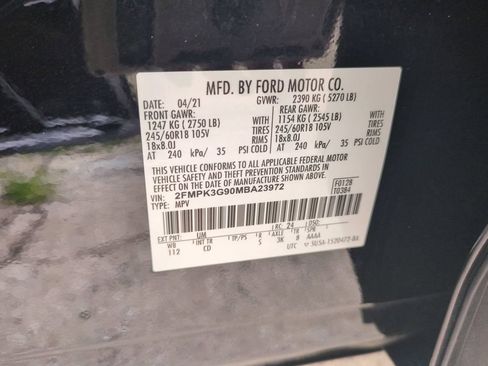 Used 2021 Ford Edge SE FWD image 37