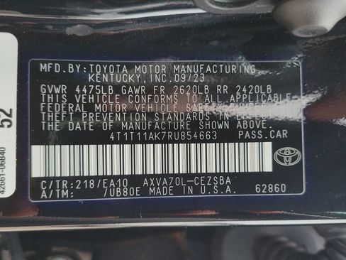 Used 2024 Toyota Camry SE w/ Convenience Package FWD image 23