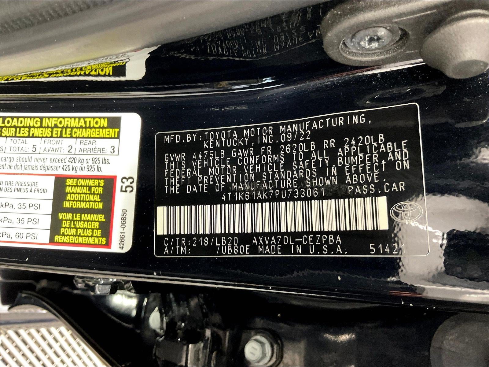 Used 2023 Toyota Camry XSE FWD image 19