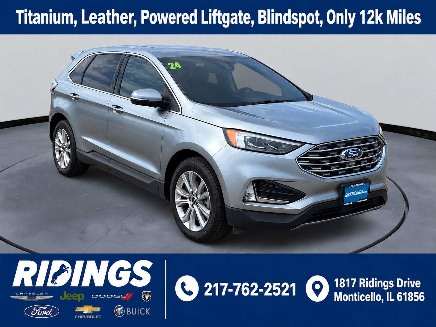 Used 2024 Ford Edge Titanium w/ Equipment Group 301A AWD/4WD image 1