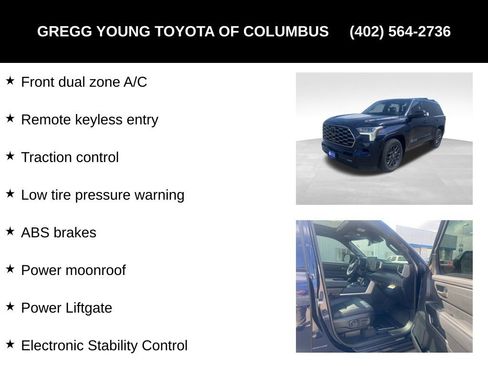 New 2026 Toyota Sequoia Platinum AWD/4WD image 6