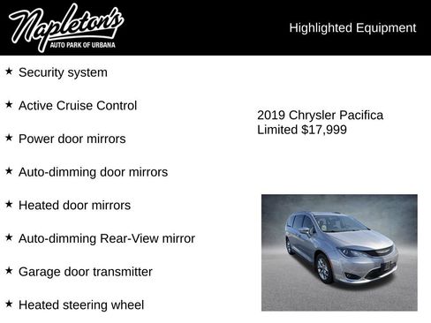 Used 2019 Chrysler Pacifica Limited FWD image 7