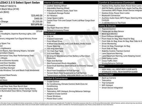 New 2026 MAZDA MAZDA3 s Sport image 22