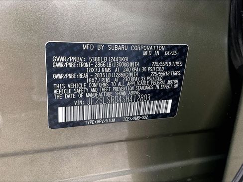 Used 2025 Subaru Forester Limited AWD/4WD image 34