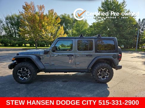 Used 2023 Jeep Wrangler Unlimited Rubicon 4xe w/ Cold Weather Group AWD/4WD image 1