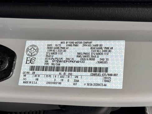 Certified 2023 Ford F150 Lariat w/ Equipment Group 502A High AWD/4WD image 26