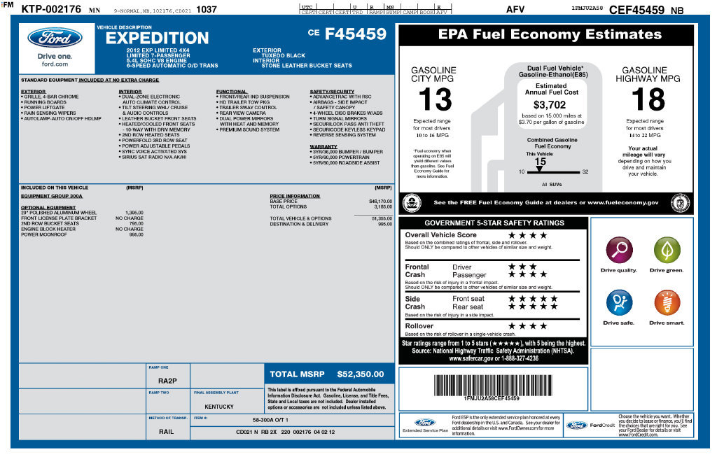Used 2012 Ford Expedition Limited AWD/4WD image 37