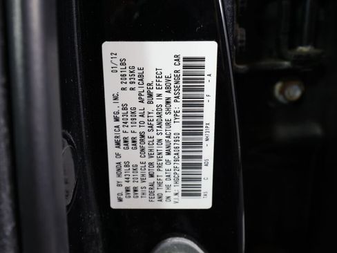 Used 2012 Honda Accord EX image 39