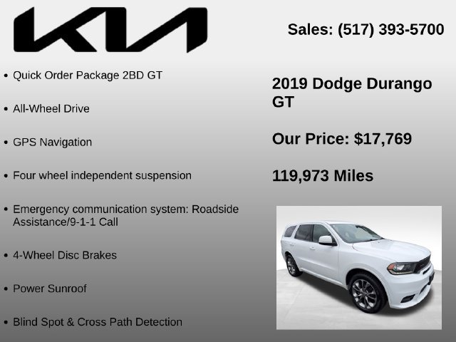 Used 2019 Dodge Durango GT AWD/4WD image 5