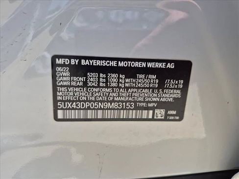 Used 2022 BMW X3 sDrive30i w/ Convenience Package RWD image 26
