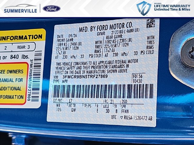 New 2026 Ford Bronco Sport Big Bend AWD/4WD image 35