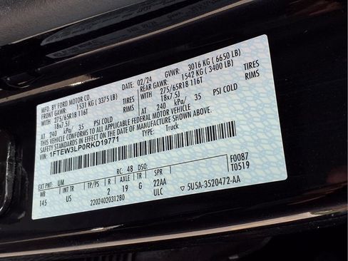 Used 2024 Ford F150 XLT w/ Equipment Group 302A MID AWD/4WD image 25