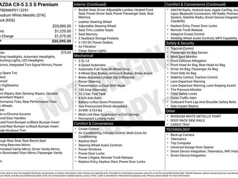 Certified 2023 MAZDA CX-5 AWD 2.5 S w/ Premium Package image 26