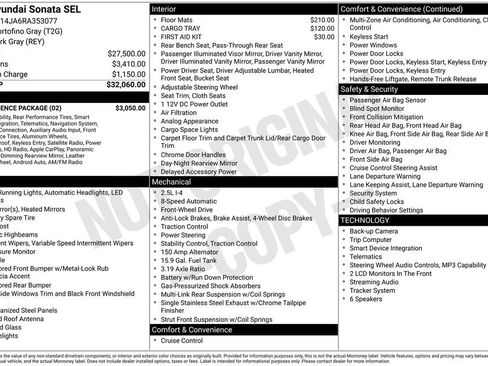 Used 2024 Hyundai Sonata SEL w/ Convenience Package FWD image 17