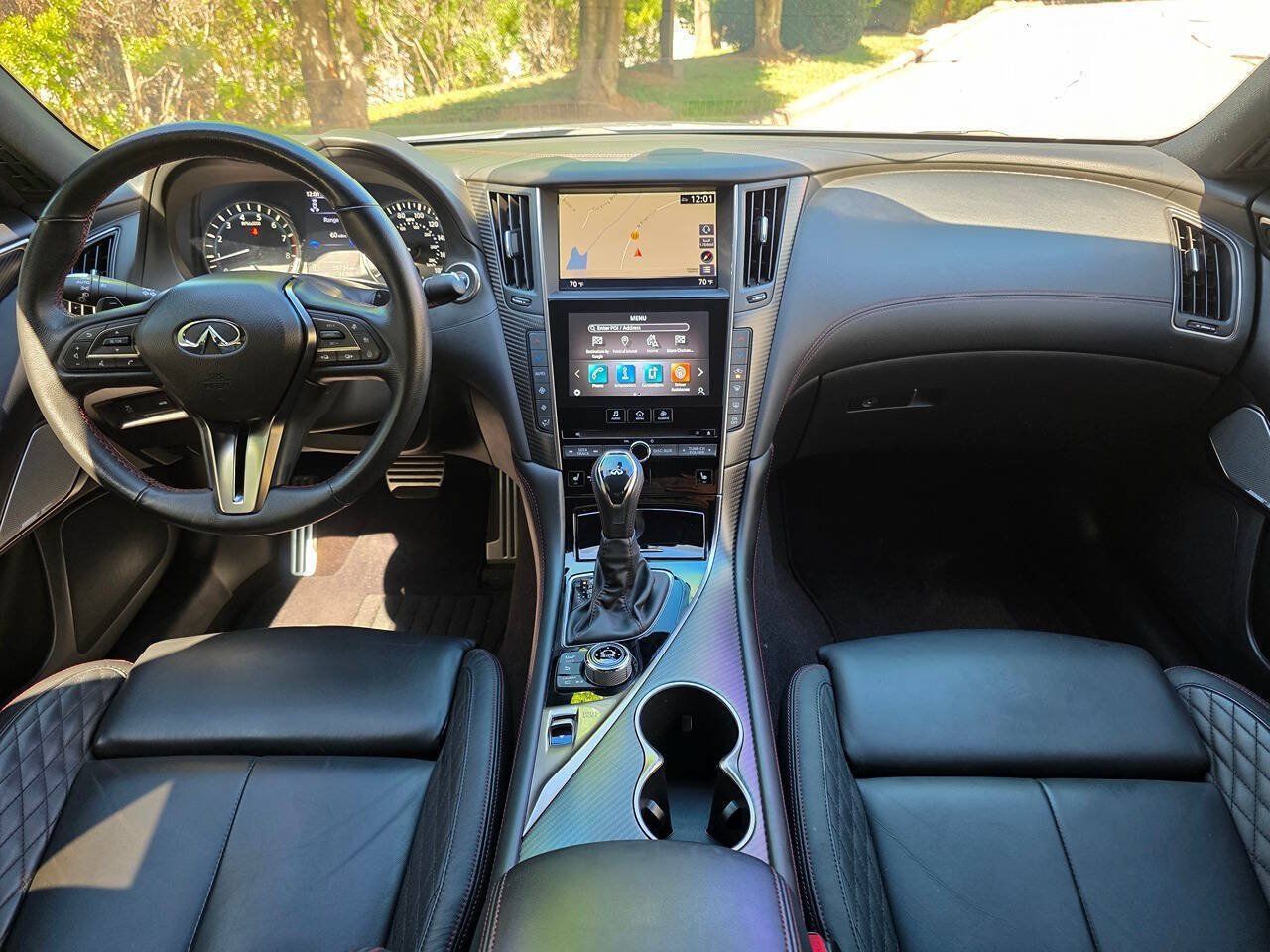 Used 2022 INFINITI Q50 Red Sport 400 w/ Carbon Fiber Package RWD image 15