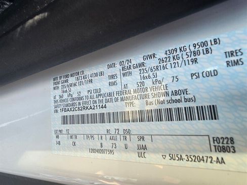 Used 2024 Ford Transit 350 XLT RWD image 34