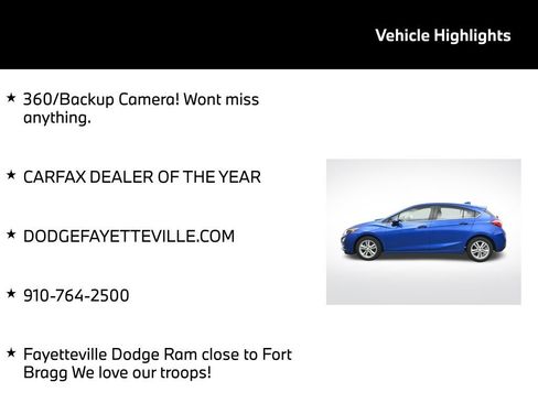 Used 2017 Chevrolet Cruze LT w/ Convenience Package image 5