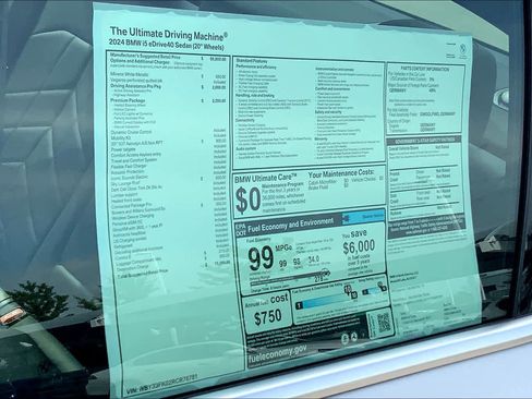 New 2024 BMW i5 eDrive40i w/ Premium Package image 20