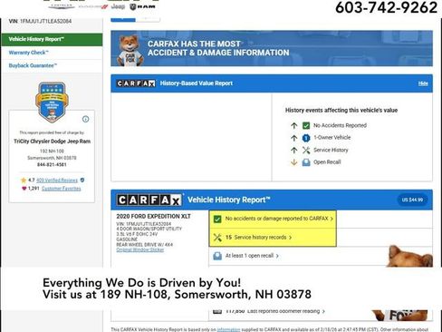 Used 2020 Ford Expedition XLT w/ Equipment Group 202A image 4