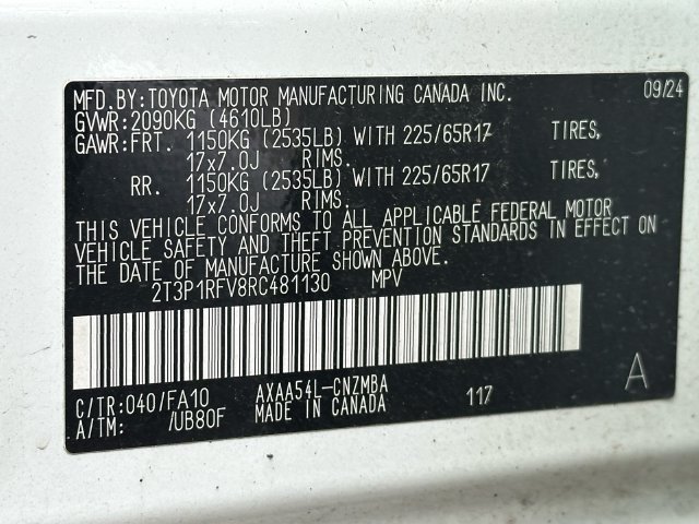 Used 2024 Toyota RAV4 XLE w/ Convenience Package AWD/4WD image 17