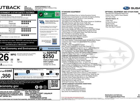 Used 2022 Subaru Outback Touring XT image 11