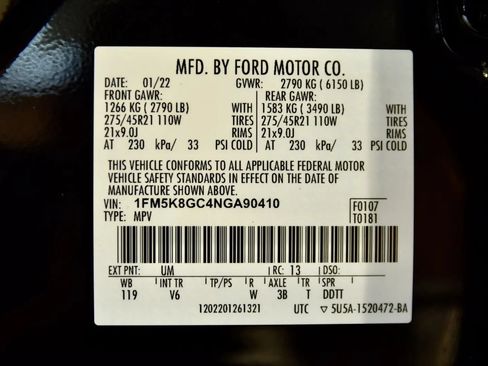 Used 2022 Ford Explorer ST w/ ST High-Performance Pack AWD/4WD image 33