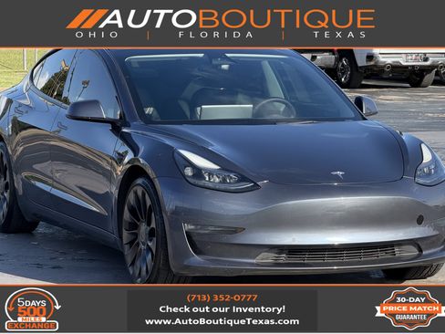 Used 2022 Tesla Model 3 Performance AWD/4WD image 1