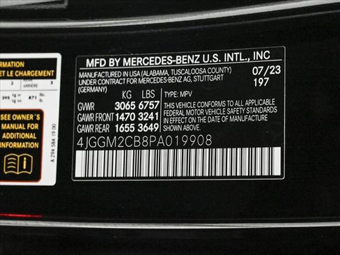 Used 2023 Mercedes-Benz EQE 500 4MATIC SUV image 26