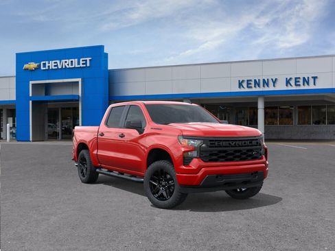 New 2026 Chevrolet Silverado 1500 Custom w/ Turbomax Blackout Package AWD/4WD image 1