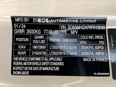 Used 2024 INEOS Grenadier Fieldmaster Edition image 35