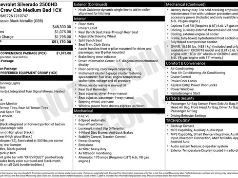 Used 2022 Chevrolet Silverado 2500 Custom w/ Custom Convenience Package AWD/4WD image 6