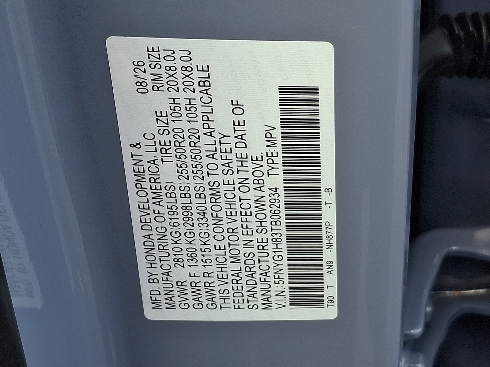 New 2026 Honda Pilot Elite image 10
