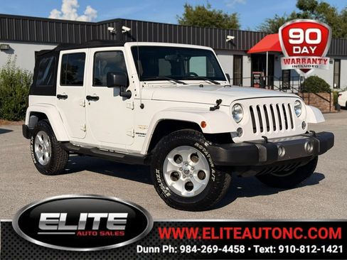 Used 2015 Jeep Wrangler Unlimited Sahara w/ Connectivity Group AWD/4WD image 1