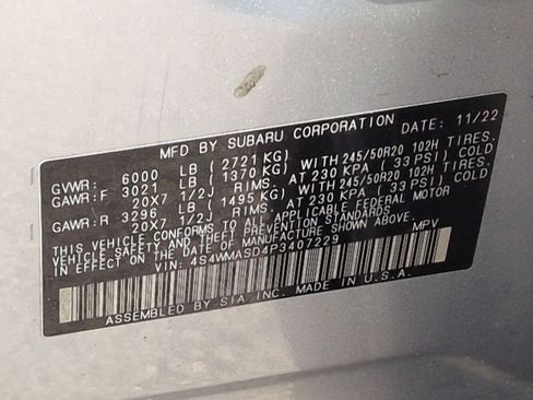 Used 2023 Subaru Ascent Limited image 36