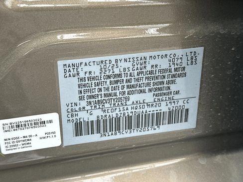 New 2026 Nissan Sentra SV image 26