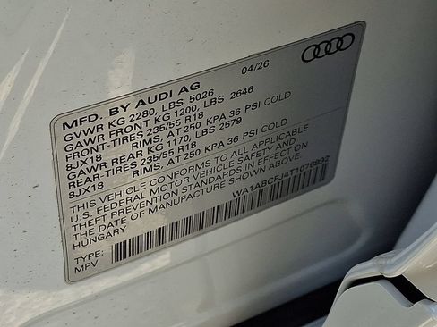 New 2026 Audi Q3 quattro 2.0T AWD/4WD image 11