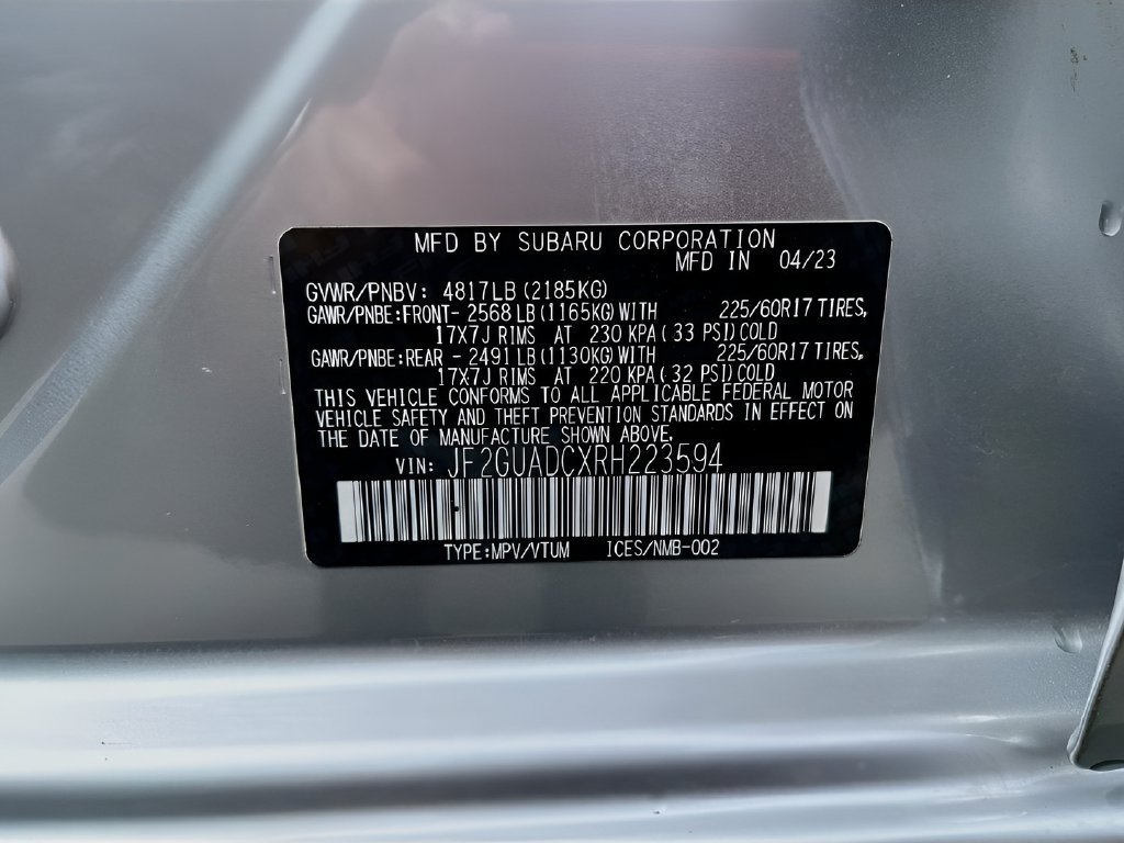 Used 2024 Subaru Crosstrek 2.0i Premium AWD/4WD image 30
