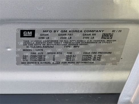 Used 2020 Chevrolet Trax LT w/ Driver Confidence Package image 39