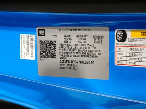 Used 2022 Chevrolet Camaro ZL1 image 47