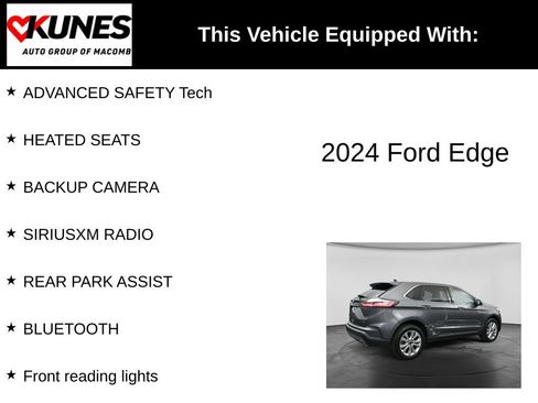 Used 2024 Ford Edge Titanium AWD/4WD image 3