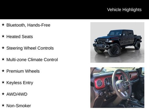 Used 2023 Jeep Gladiator Rubicon w/ Cold Weather Group image 16