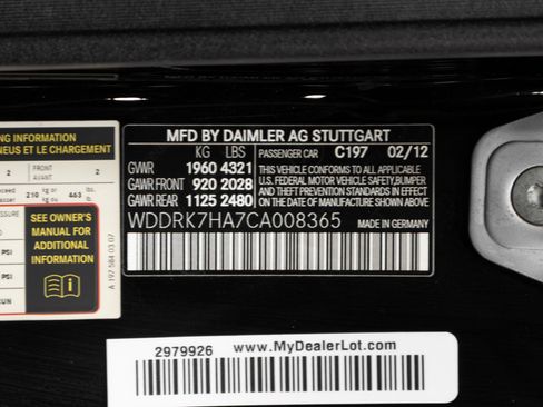 Used 2012 Mercedes-Benz SLS AMG Roadster image 81