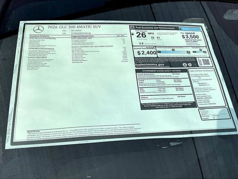 New 2026 Mercedes-Benz GLC 300 GLC 300 image 22